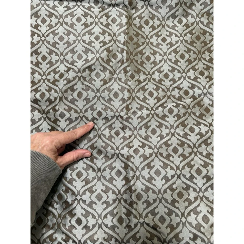 Restoration Hardware Pillow Sham Cover 100% Silk No Insert Cover Only 19x19 Flaw